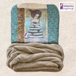 Anioł 2 - Poduszko-koc 2w1 - Duży